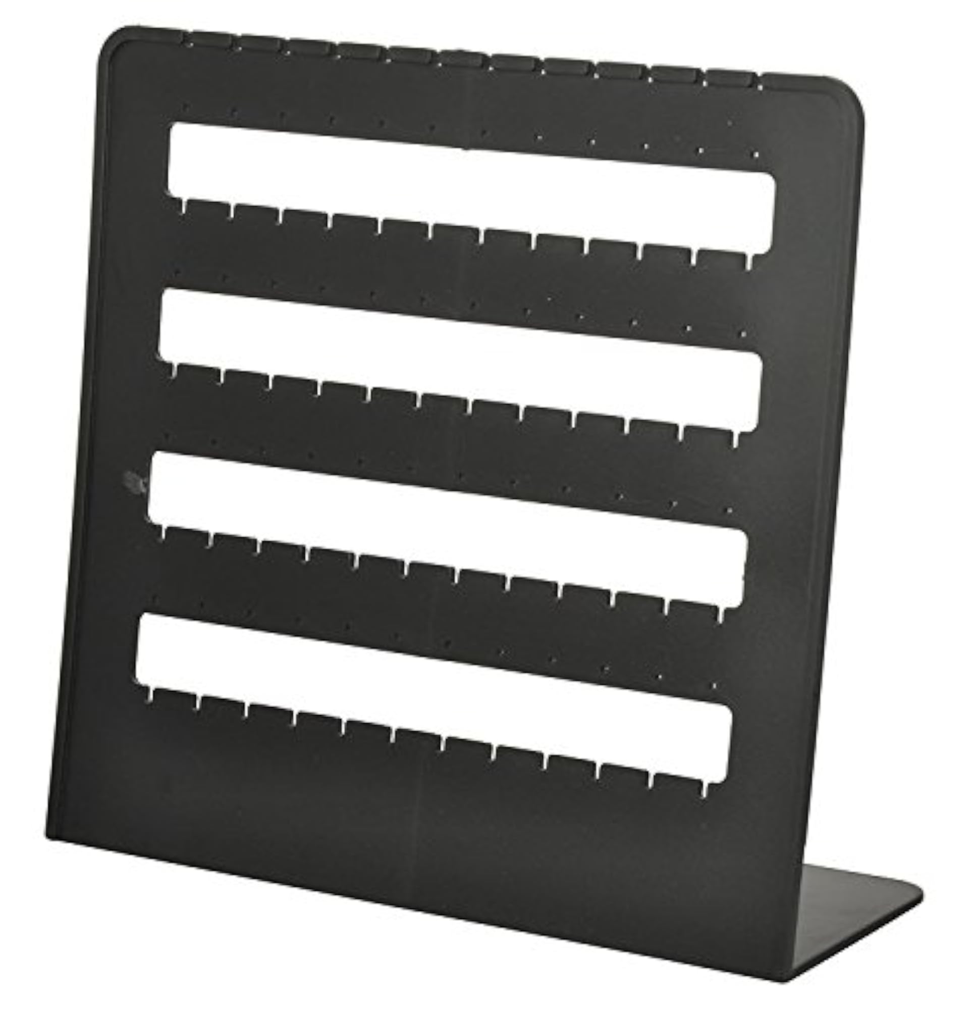 Plastic Earring Display Stand, Black